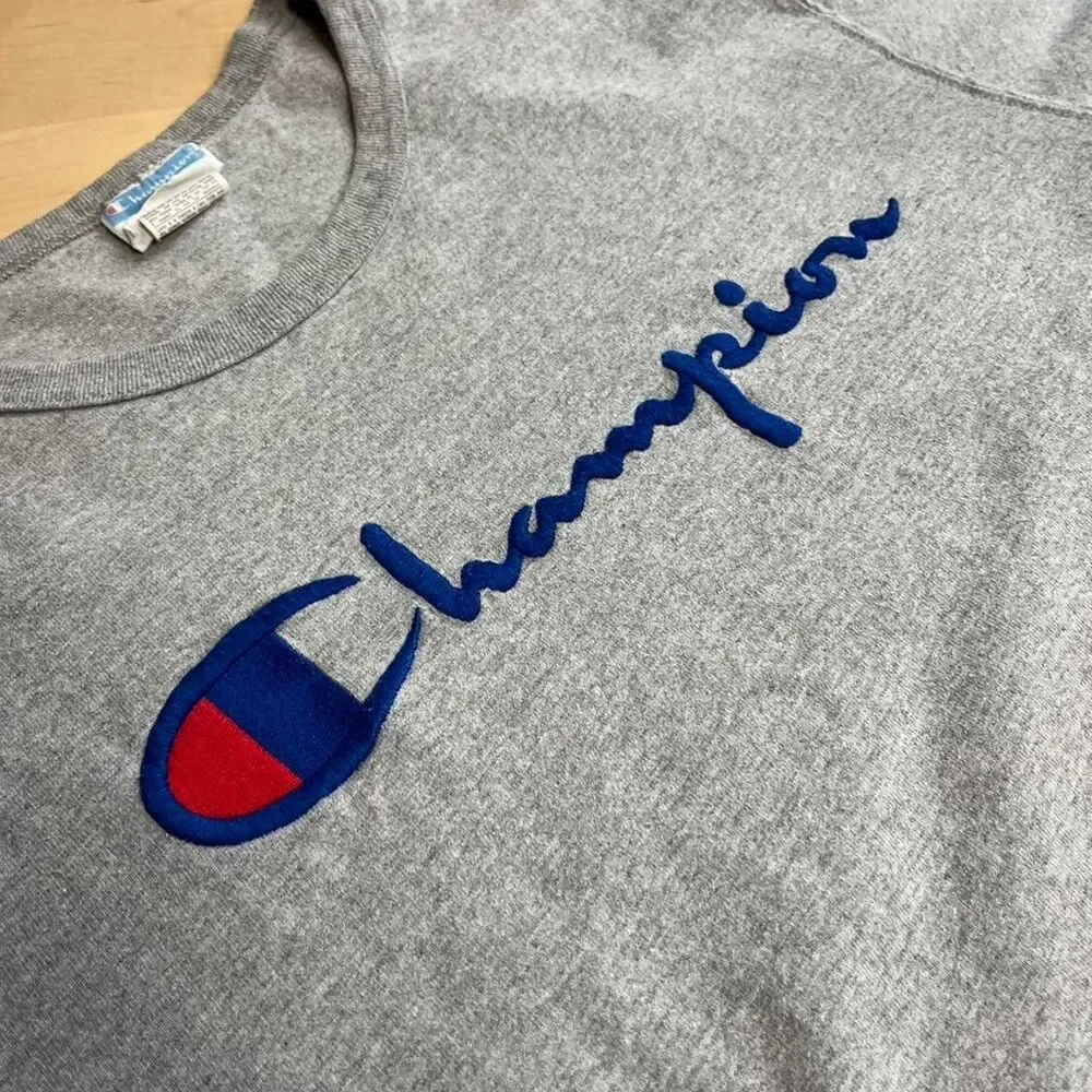 Champion Men's Grey T-shirt - Picture 3 of 8